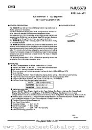 NJU6679 datasheet pdf New Japan Radio