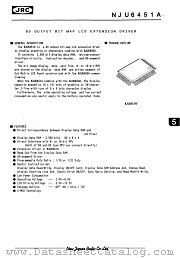 NJU6451A datasheet pdf New Japan Radio