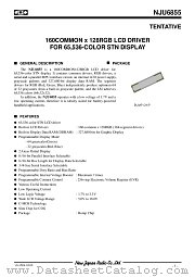 NJU6855 datasheet pdf New Japan Radio