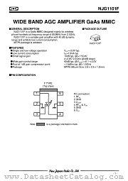 NJG1101F datasheet pdf New Japan Radio