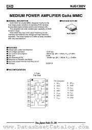 NJG1302V datasheet pdf New Japan Radio