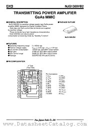 NJG1309VB2 datasheet pdf New Japan Radio