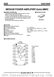 NJG1304E datasheet pdf New Japan Radio