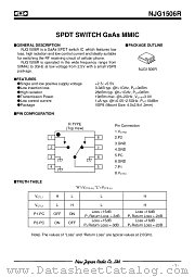 NJG1506R datasheet pdf New Japan Radio