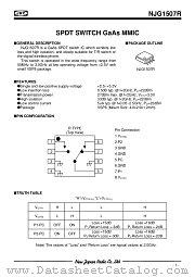 NJG1507R datasheet pdf New Japan Radio