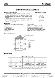 NJG1509F datasheet pdf New Japan Radio