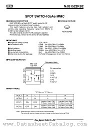 NJG1522KB2 datasheet pdf New Japan Radio