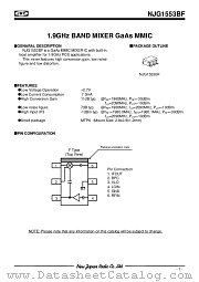 NJG1553BF datasheet pdf New Japan Radio