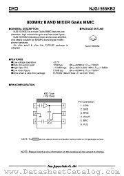 NJG1555KB2 datasheet pdf New Japan Radio