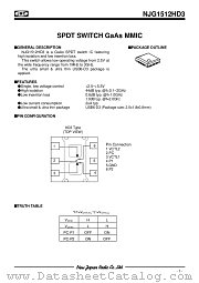 NJG1512HD3 datasheet pdf New Japan Radio