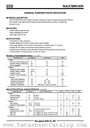 NJL5192K datasheet pdf New Japan Radio