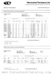 PN108 datasheet pdf Newmarket Transistors NKT