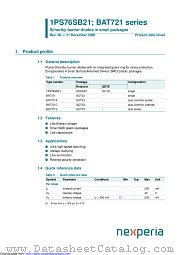 BAT721S datasheet pdf Nexperia