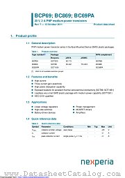 BC869-16 datasheet pdf Nexperia