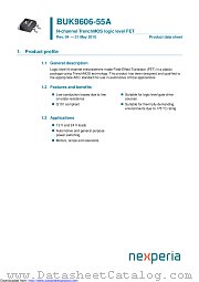 BUK9606-55A datasheet pdf Nexperia