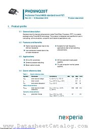 PHD9NQ20T datasheet pdf Nexperia