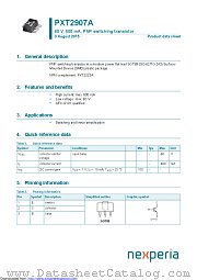 PXT2907A datasheet pdf Nexperia