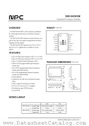 SM5160CM datasheet pdf Nippon Precision Circuits Inc