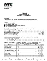 NTE1005 datasheet pdf NTE Electronics