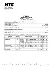 NTE1049 datasheet pdf NTE Electronics