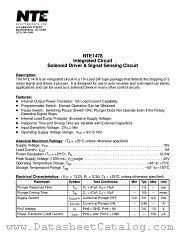 NTE1478 datasheet pdf NTE Electronics