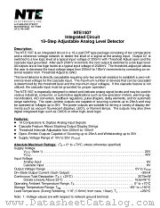 NTE1507 datasheet pdf NTE Electronics