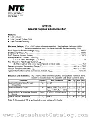 NTE156 datasheet pdf NTE Electronics