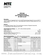 NTE1620 datasheet pdf NTE Electronics