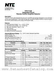 NTE1714S datasheet pdf NTE Electronics