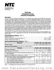 NTE1764 datasheet pdf NTE Electronics