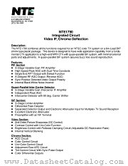 NTE1790 datasheet pdf NTE Electronics