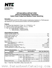 NTE196 datasheet pdf NTE Electronics