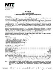 NTE2028 datasheet pdf NTE Electronics