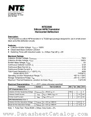 NTE2303 datasheet pdf NTE Electronics