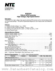 NTE2318 datasheet pdf NTE Electronics