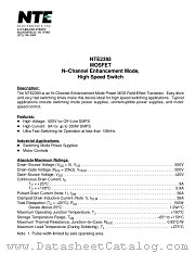 NTE2393 datasheet pdf NTE Electronics