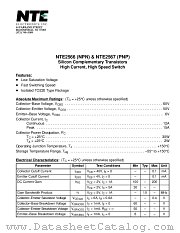 NTE2566 datasheet pdf NTE Electronics