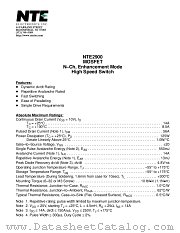 NTE2900 datasheet pdf NTE Electronics