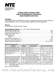 NTE293 datasheet pdf NTE Electronics