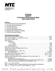 NTE2944 datasheet pdf NTE Electronics