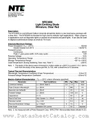 NTE3000 datasheet pdf NTE Electronics