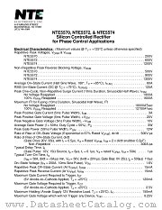 NTE5572 datasheet pdf NTE Electronics