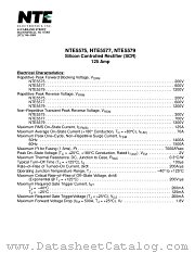 NTE5575 datasheet pdf NTE Electronics