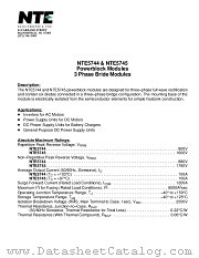 NTE5744 datasheet pdf NTE Electronics