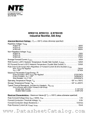 NTE6110 datasheet pdf NTE Electronics