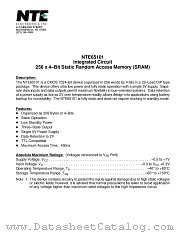 NTE65101 datasheet pdf NTE Electronics