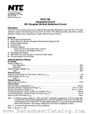 NTE7156 datasheet pdf NTE Electronics