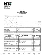 NTE7160 datasheet pdf NTE Electronics