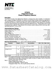 NTE974 datasheet pdf NTE Electronics