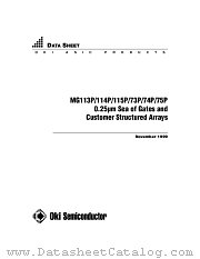 MG114P datasheet pdf OKI electronic components